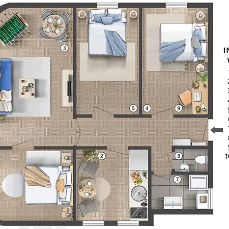 Indigo Spirit With Terrace & Foosball Old Town Apartment *